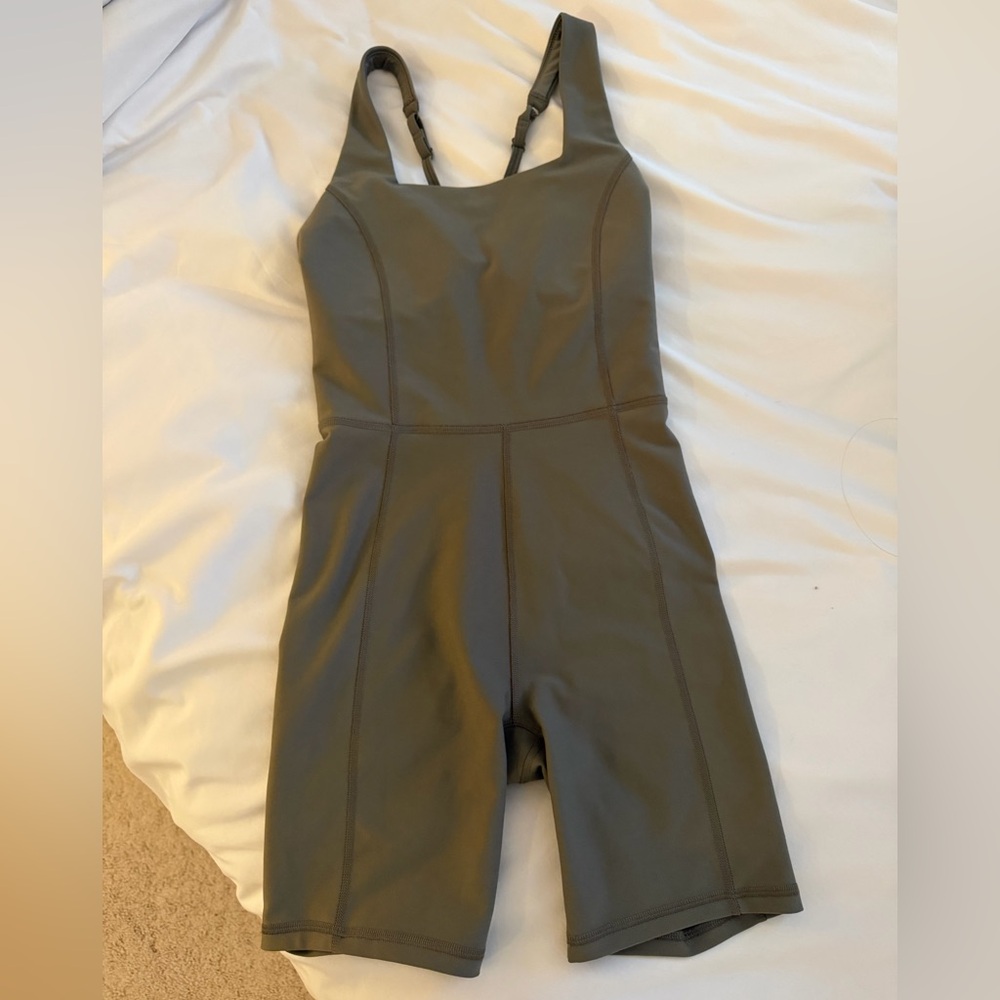 AF brown/taupe athletic onesie